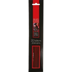 ATMOSPHERA CREATEUR D'INTERIEUR - Lot de 20 bâtons d'encens - fruits rouges