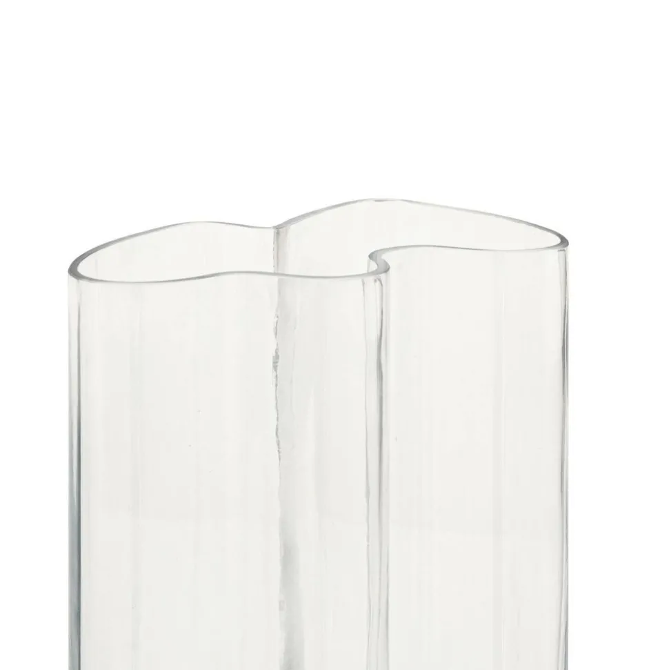 ATMOSPHERA CREATEUR D'INTERIEUR - Vase vague "kade" transparent h25cm