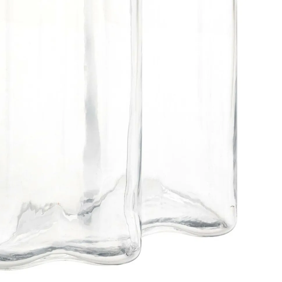 ATMOSPHERA CREATEUR D'INTERIEUR - Vase vague "kade" transparent h25cm