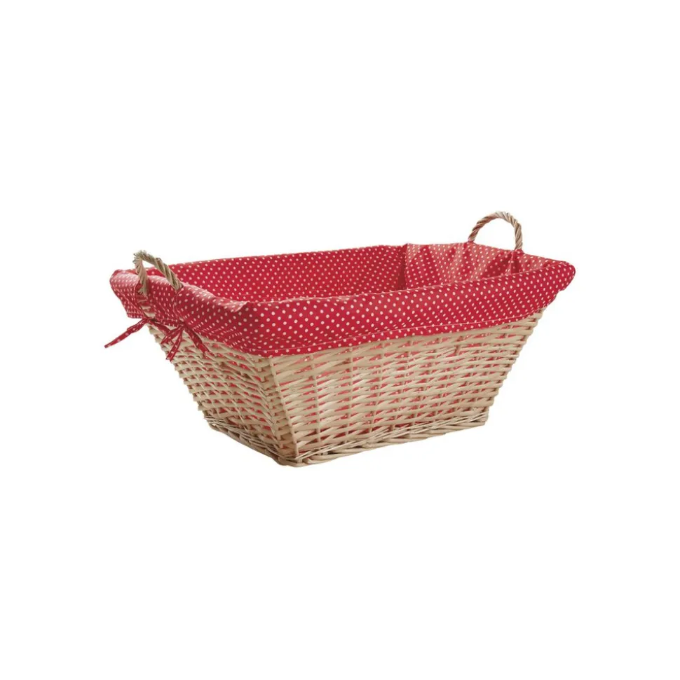 AUBRY GASPARD - Corbeille à linge en osier blanc
