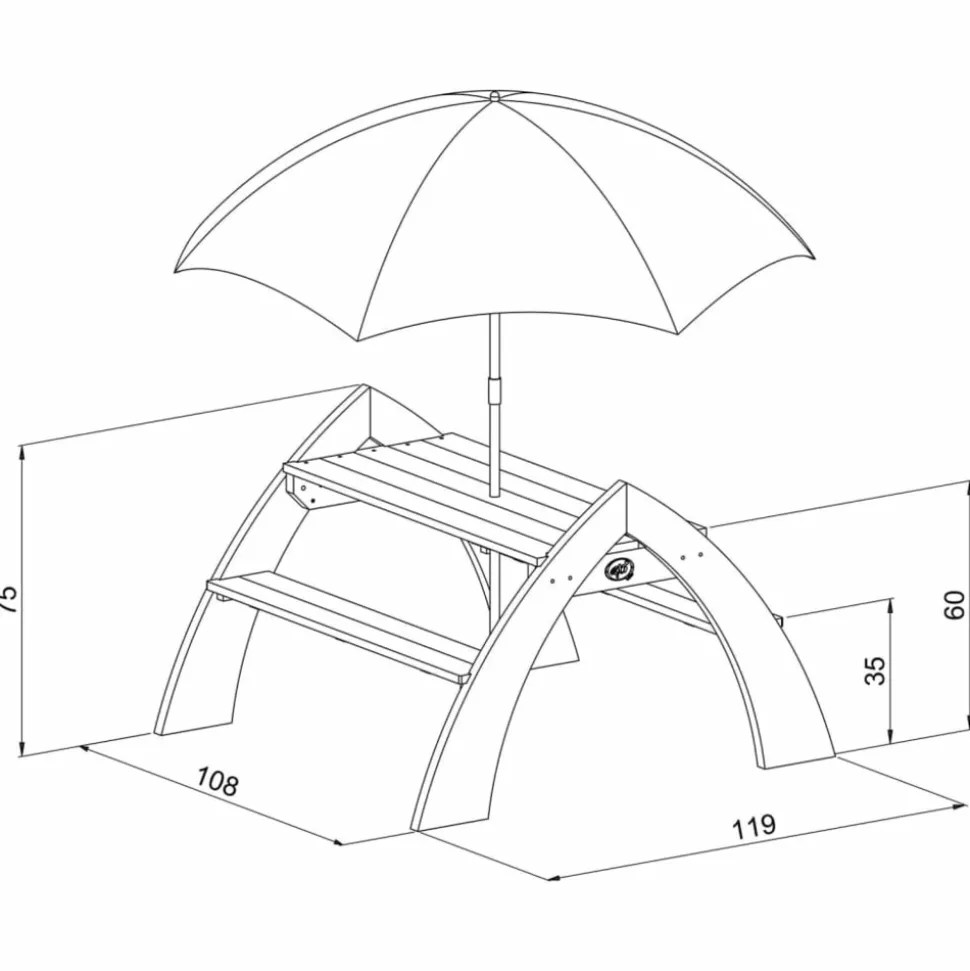 AXI - Table picnic kylo xl