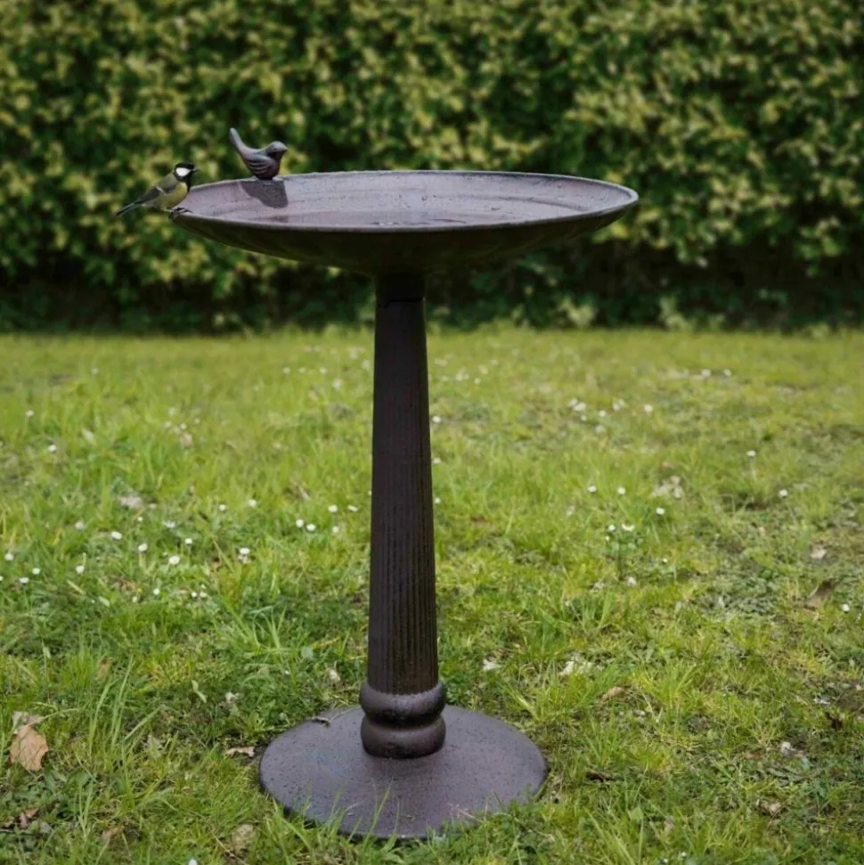 BEST FOR BIRDS - Bain à oiseaux en fonte sur pied xxl - 55 cm