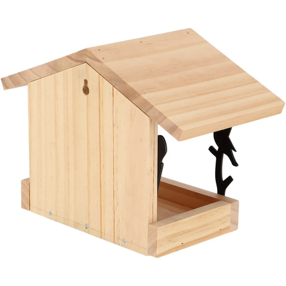 BEST FOR BIRDS - Mangeoire murale en pin et fer