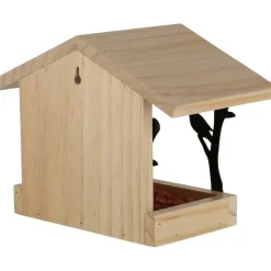 BEST FOR BIRDS - Mangeoire murale en pin et fer