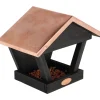 BEST FOR BIRDS - Mangeoire murale en pin et cuivre