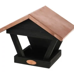 BEST FOR BIRDS - Mangeoire murale en pin et cuivre