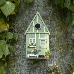 BEST FOR BIRDS - Nichoir à mésange en polyrésine et bois contreplaqué abri de jardin