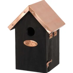 BEST FOR BIRDS - Nichoir à oiseaux en pin et cuivre troglodyte