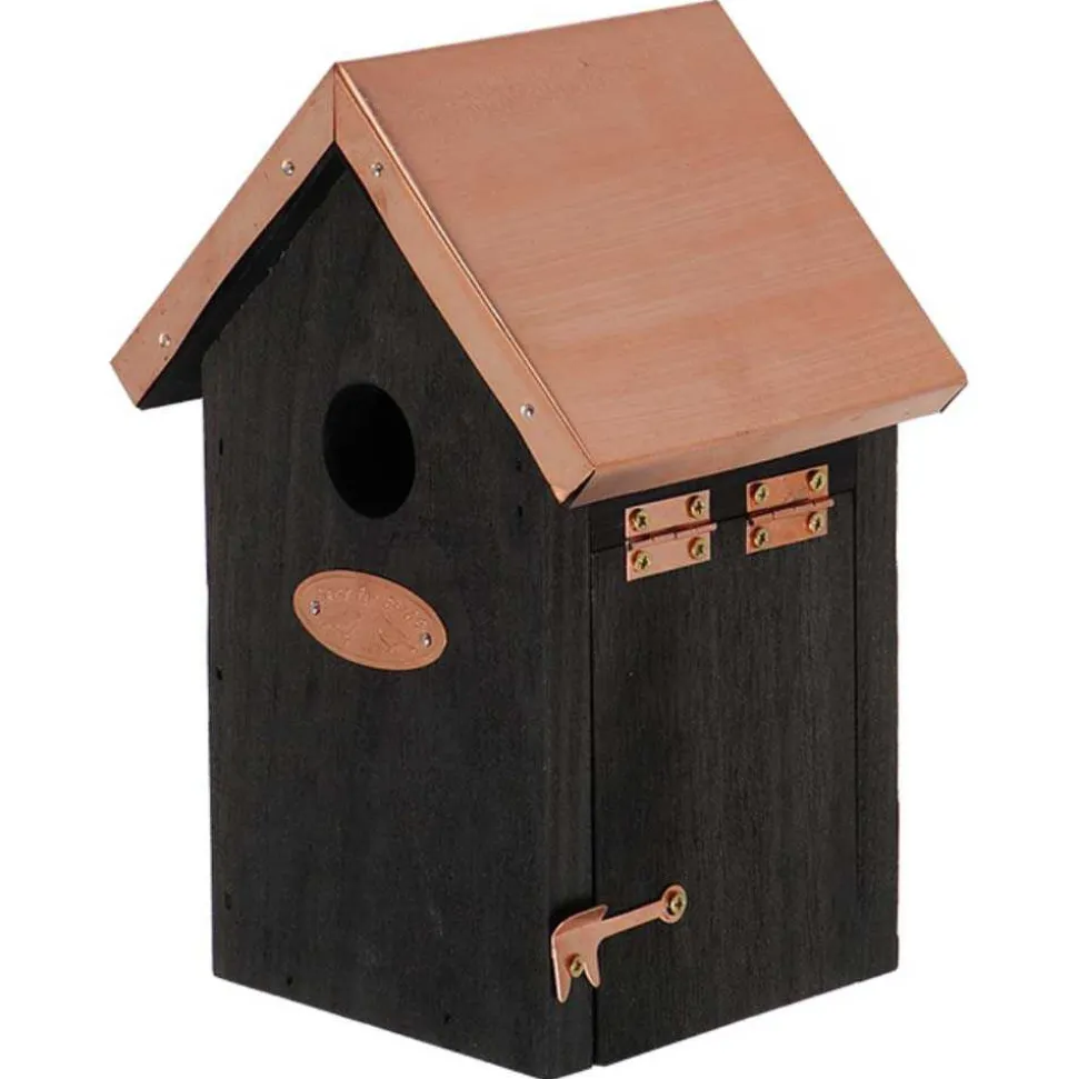 BEST FOR BIRDS - Nichoir à oiseaux en pin et cuivre troglodyte