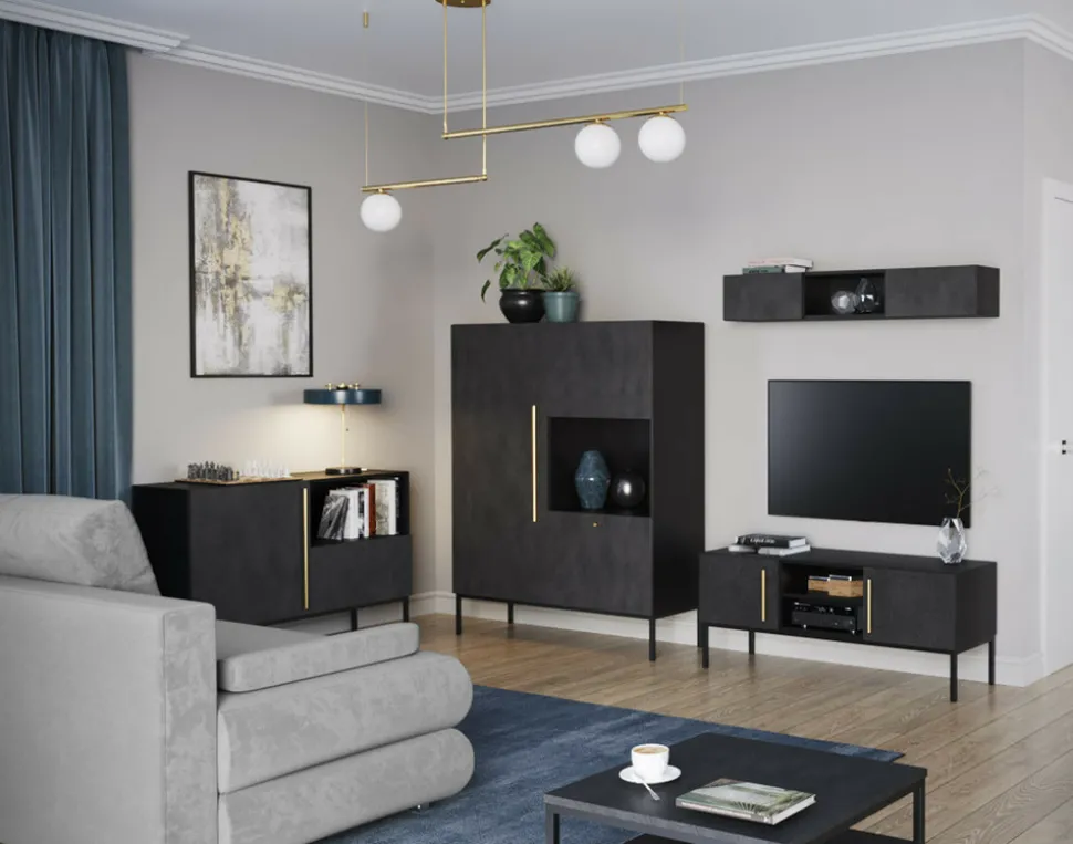 BEST MOBILIER - Felicia - étagère suspendue - 120 cm