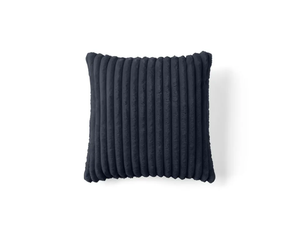 BEST MOBILIER - Garance - coussin - en velours côtelé grosses côtes - 40x40 cm