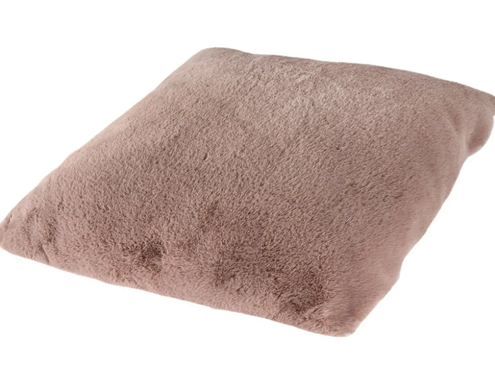 BEST MOBILIER - Joy - coussin - en fausse fourrure - 48x48 cm
