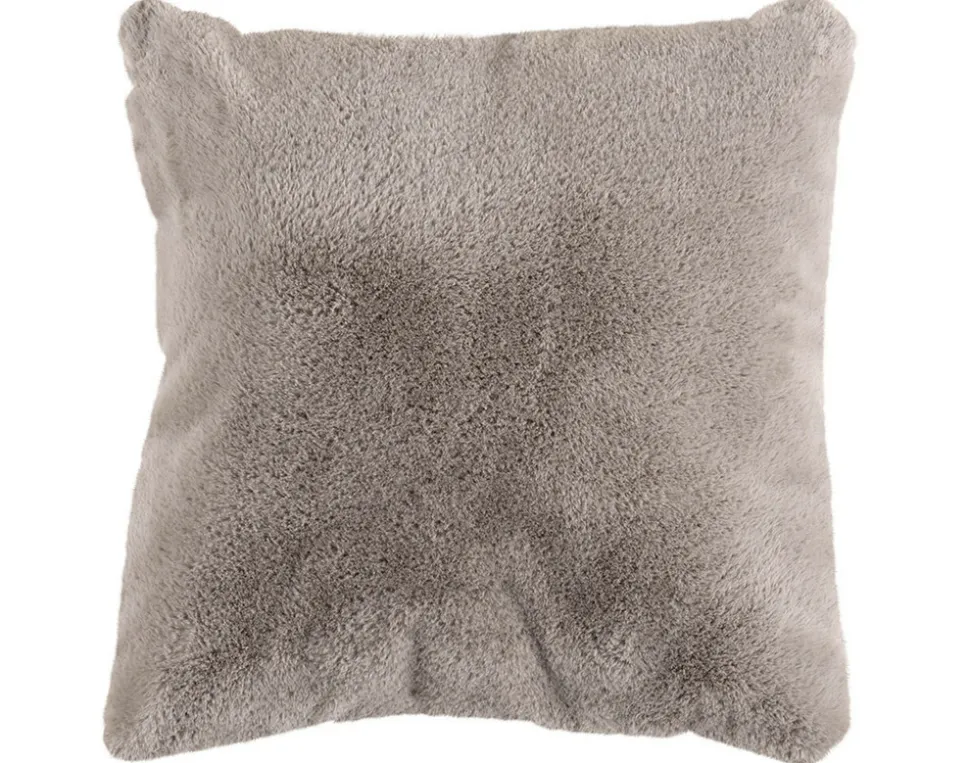 BEST MOBILIER - Joy - coussin - en fausse fourrure - 48x48 cm