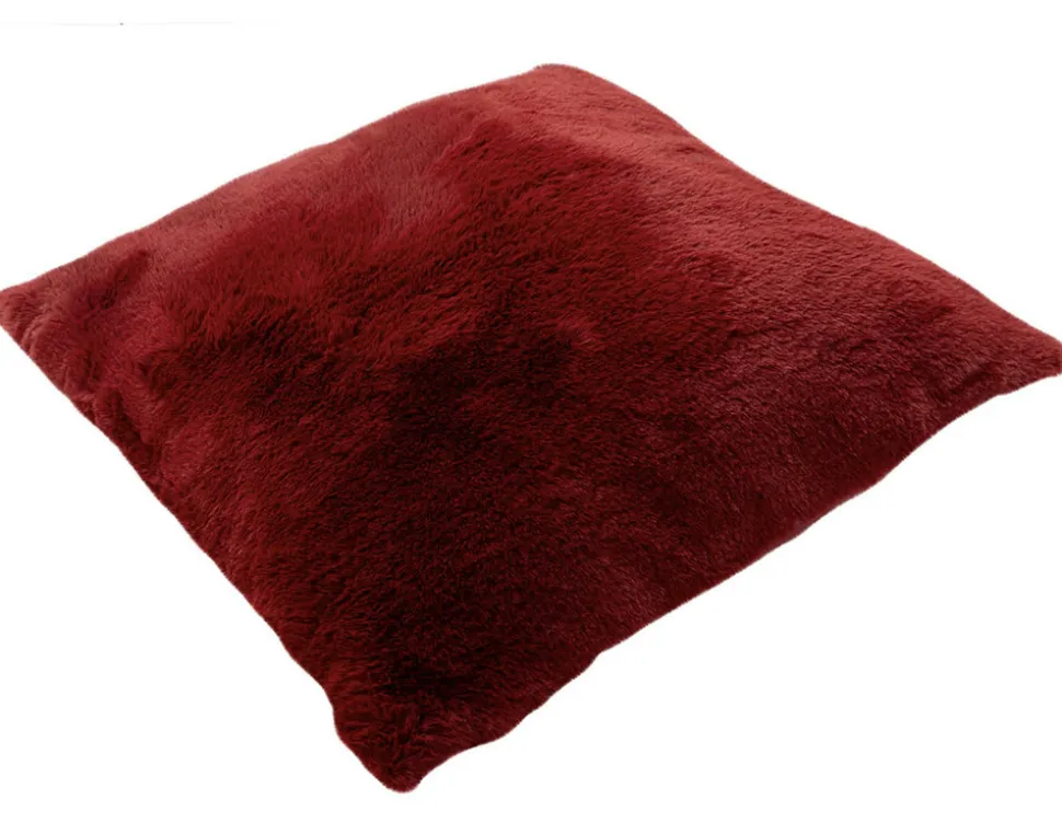 BEST MOBILIER - Joy - coussin - en fausse fourrure - 48x48 cm