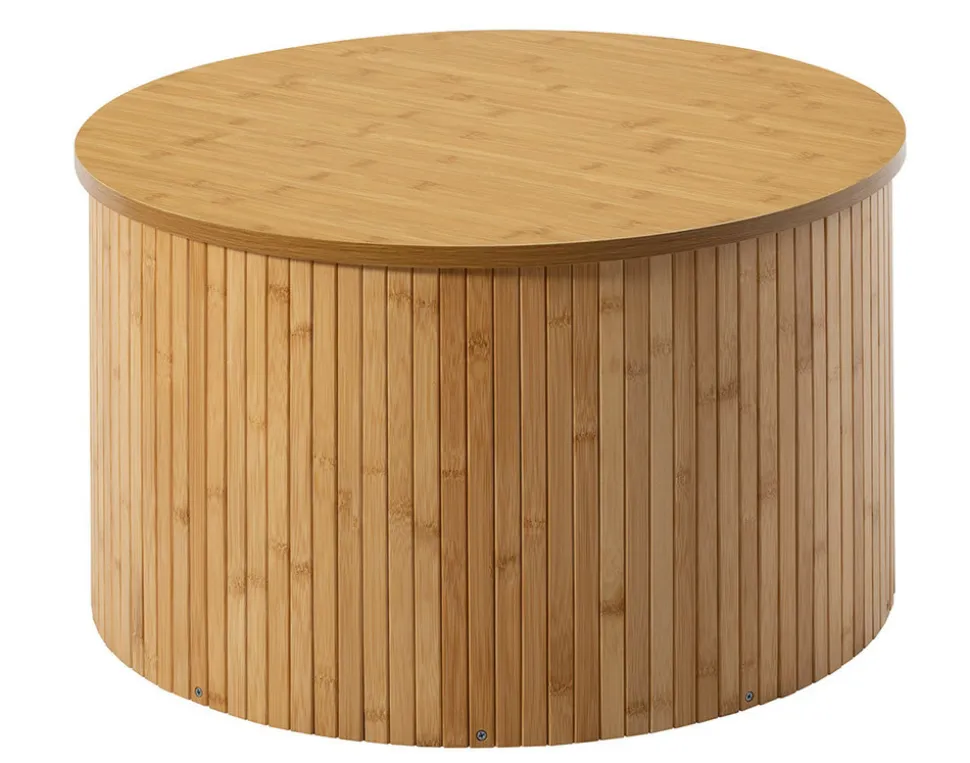 BEST MOBILIER - Kofu - table basse - bambou - 60 cm