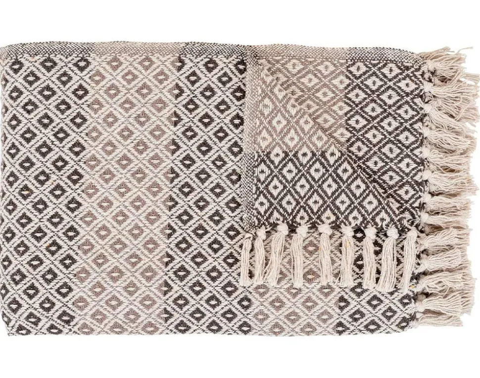 BEST MOBILIER - Martina - plaid - 130x180 cm - en coton recyclé