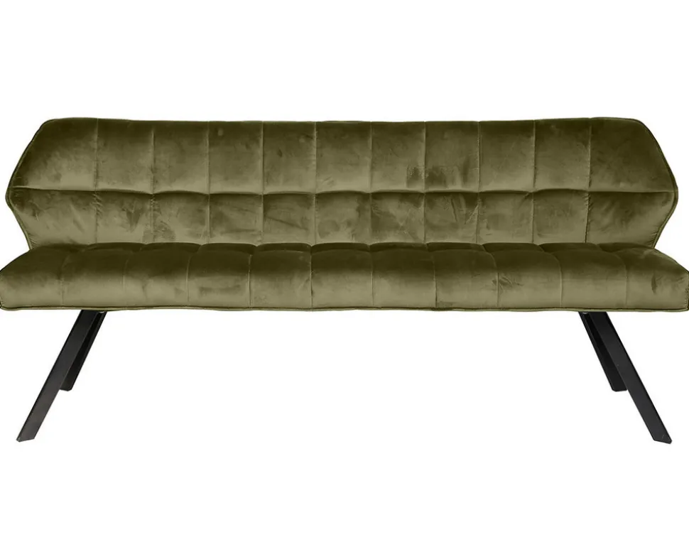 BEST MOBILIER - Neela - banc de table - en velours - 3 personnes