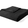 BEST MOBILIER - Paolo - plaid - 200x140 cm - en velours texturé et velours
