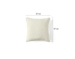 BEST MOBILIER - Rune - coussin - en tissu bouclette - 37x37 cm
