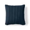 BEST MOBILIER - Sierra - coussin - en fausse fourrure côtelé - 50x50 cm