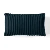 BEST MOBILIER - Stella - coussin - en velours côtelé grosses côtes - 32x57 cm