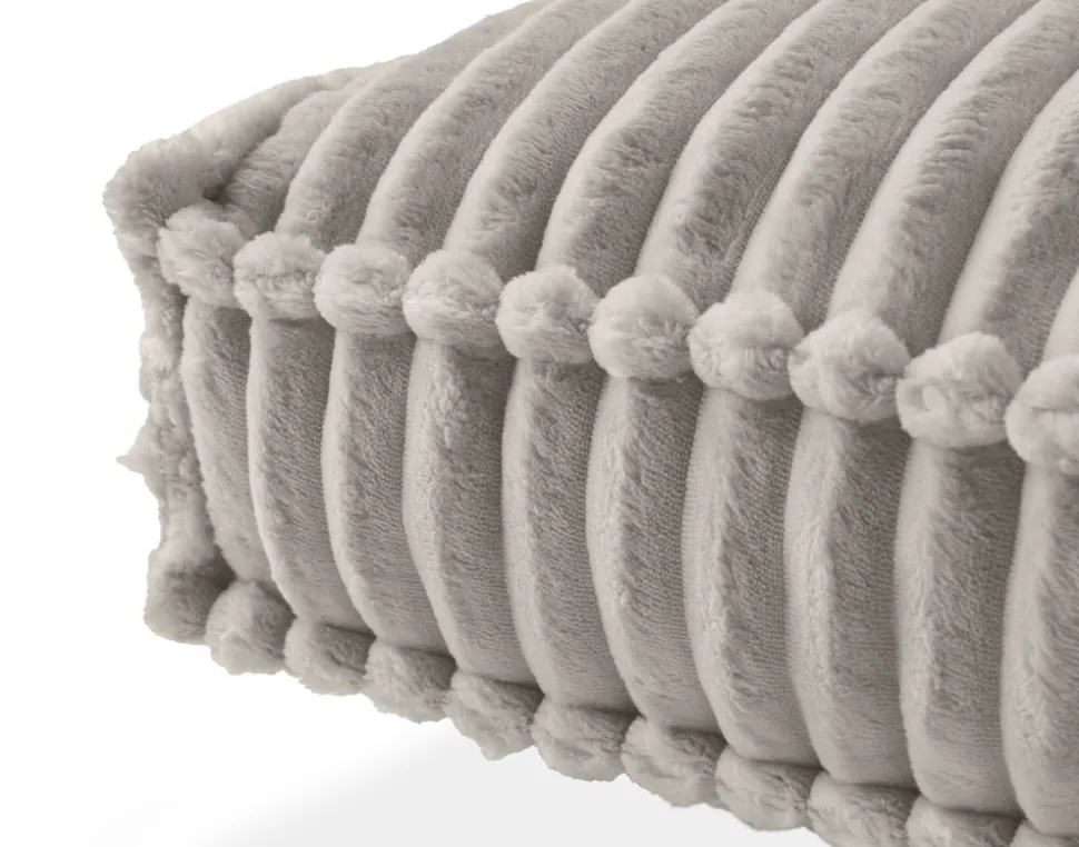 BEST MOBILIER - Stella - coussin - en velours côtelé grosses côtes - 32x57 cm
