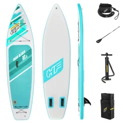 Bestway kit paddle sup gonflable aqua glider avec traveltech 3,20 m - 65347