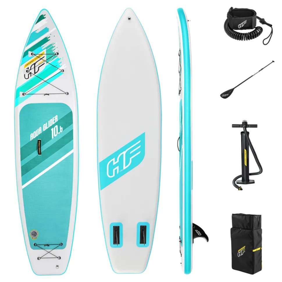 Bestway kit paddle sup gonflable aqua glider avec traveltech 3,20 m - 65347