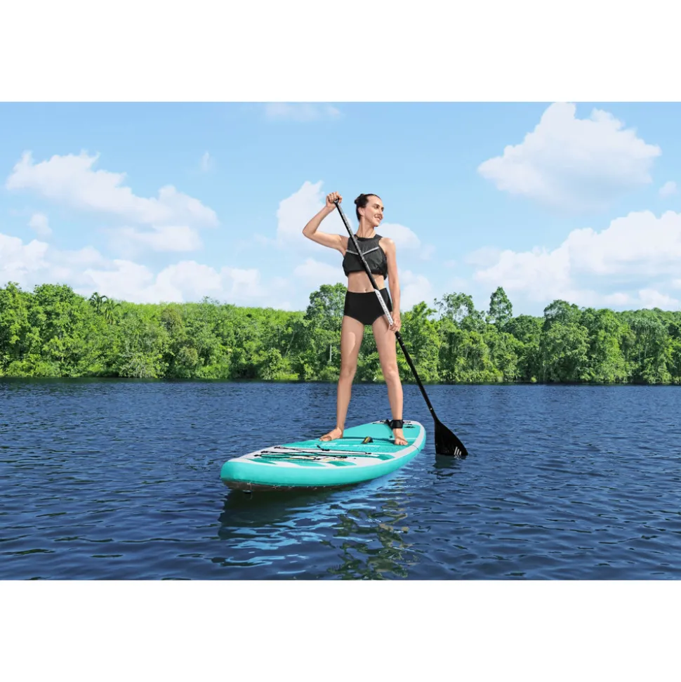 Bestway kit paddle sup gonflable aqua glider avec traveltech 3,20 m - 65347