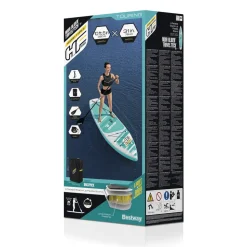 Bestway kit paddle sup gonflable aqua glider avec traveltech 3,20 m - 65347