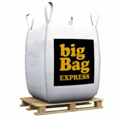 BIG BAG EXPRESS - Big bag de 1m³ (+/- 20m²) gravier pouzzolane rouge / noir ø 10/20 mm - livraison standard