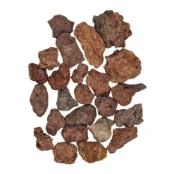 BIG BAG EXPRESS - Pack 3 x big bag de 1m³ (+/- 60m²) gravier pouzzolane rouge / noir ø 10/20 mm - livraison standard