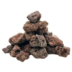 BIG BAG EXPRESS - Pack 3 x big bag de 1m³ (+/- 60m²) gravier pouzzolane rouge / noir ø 10/20 mm - livraison standard