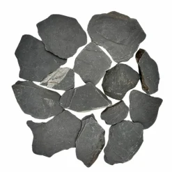 BIG BAG EXPRESS - Pack 400kg paillage minéral paillettes ardoise noire ø 30/80 mm (16 sacs x 25kg) - livraison standard
