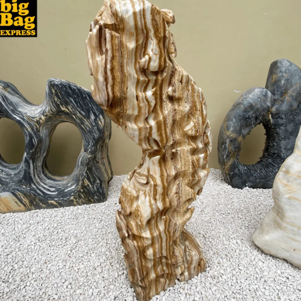 BIG BAG EXPRESS - Sculpture de jardin en onyx angel sparks gallipoli 237kg