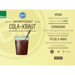 BIOLAND - Duo d'herbes pour limonade - 1x herbe à cola et 1x herbe à limonade en qualité bio - 2 plantes aromatiques en pot de 12cm