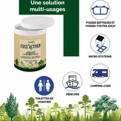 Biotonyx - activateur biologique foss’activer - entretien ou traitement choc naturel 6 mois - vrac format eco - 1kg