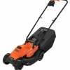 BLACK + DECKER - Tondeuse a gazon a gazon electrique filaire 1200w 32 cm - black+decker - bemw451-qs - 3 hauteurs réglables