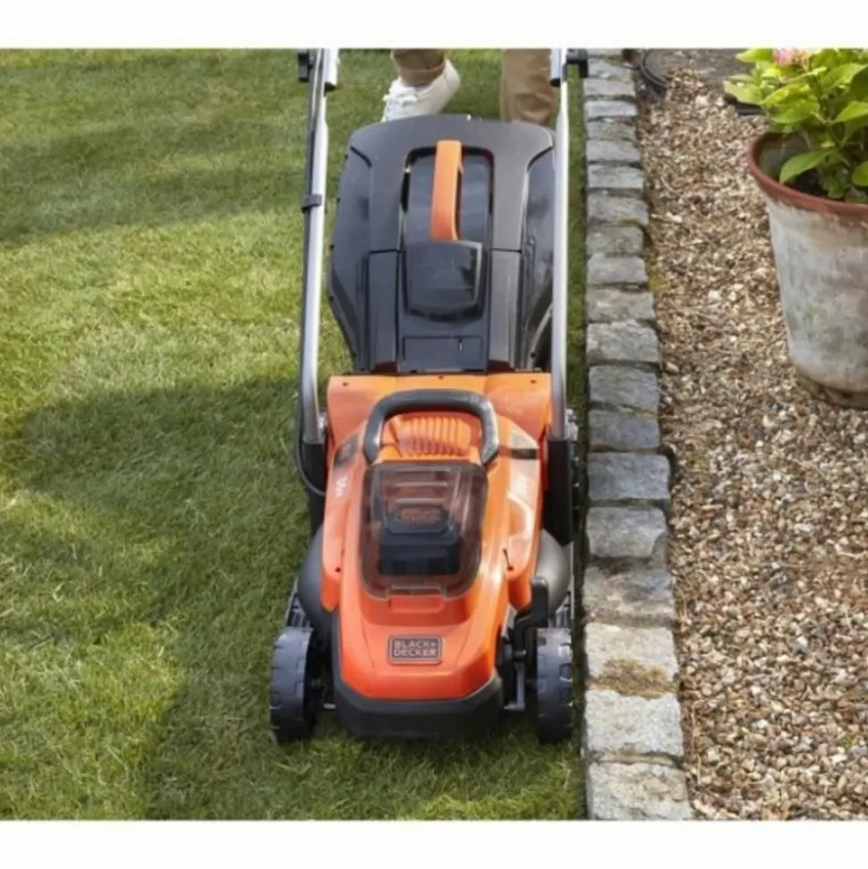 BLACK+DECKER - Tondeuse a gazon a gazon electrique sans fil 36v bcmw3336l1-qw - black+decker - coupe 33cm - batterie 2,5 ah - mulching