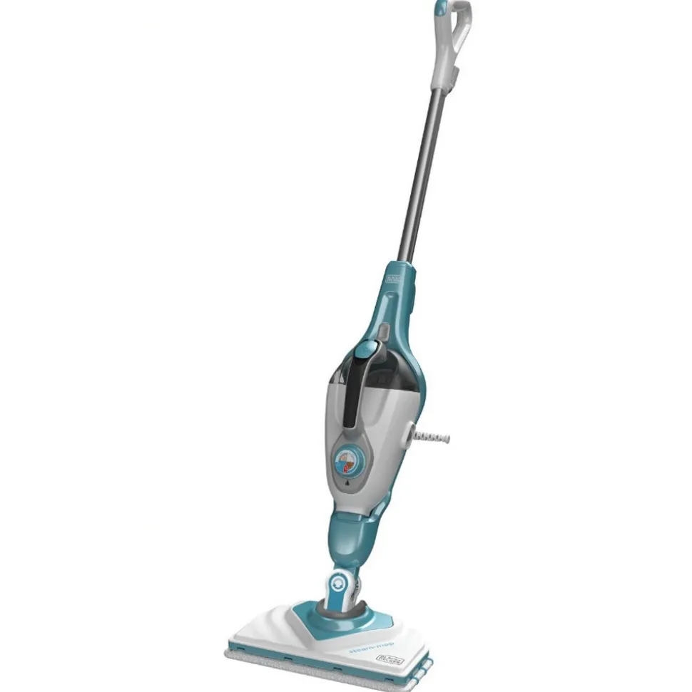 Black+decker nettoyeur balai vapeur 1600w bleu - bhsm166dsmqs