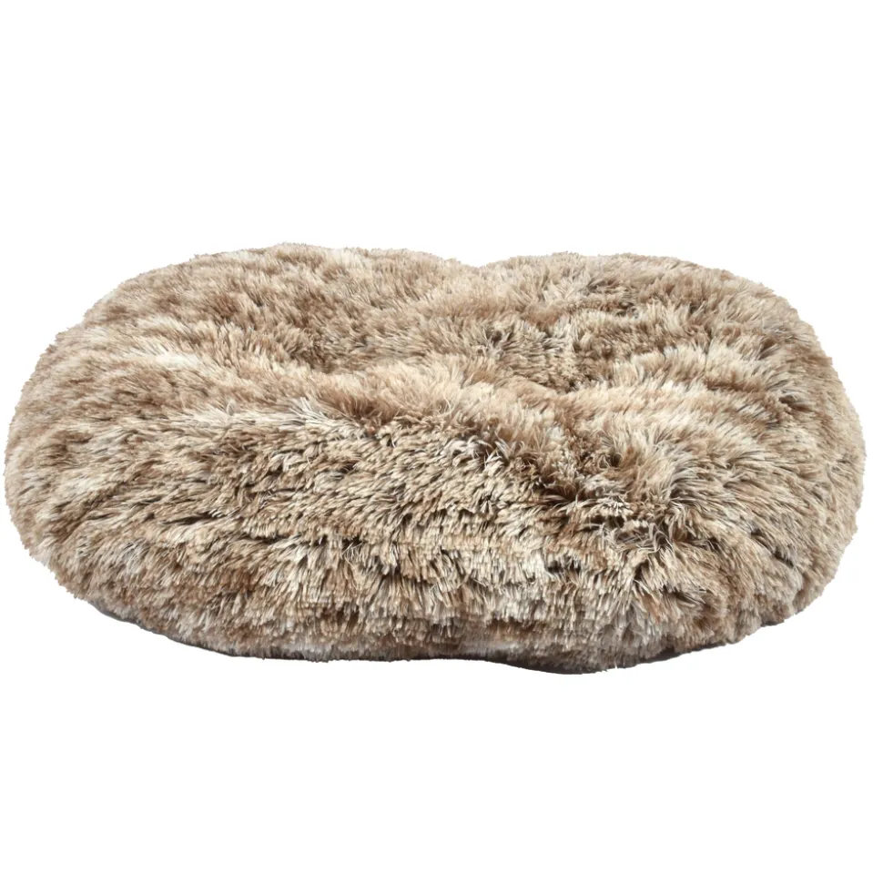 BOBBY - Coussin pour chien oval ''Poilu'' bicolore 103x72cm