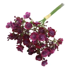 Bouquet de gypsophila artificielle - 12 tiges,fleurs violettes
