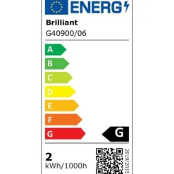 BRILLIANT - Lampe a poser - brillant - jona - led 2w - métal - ip44 - noir