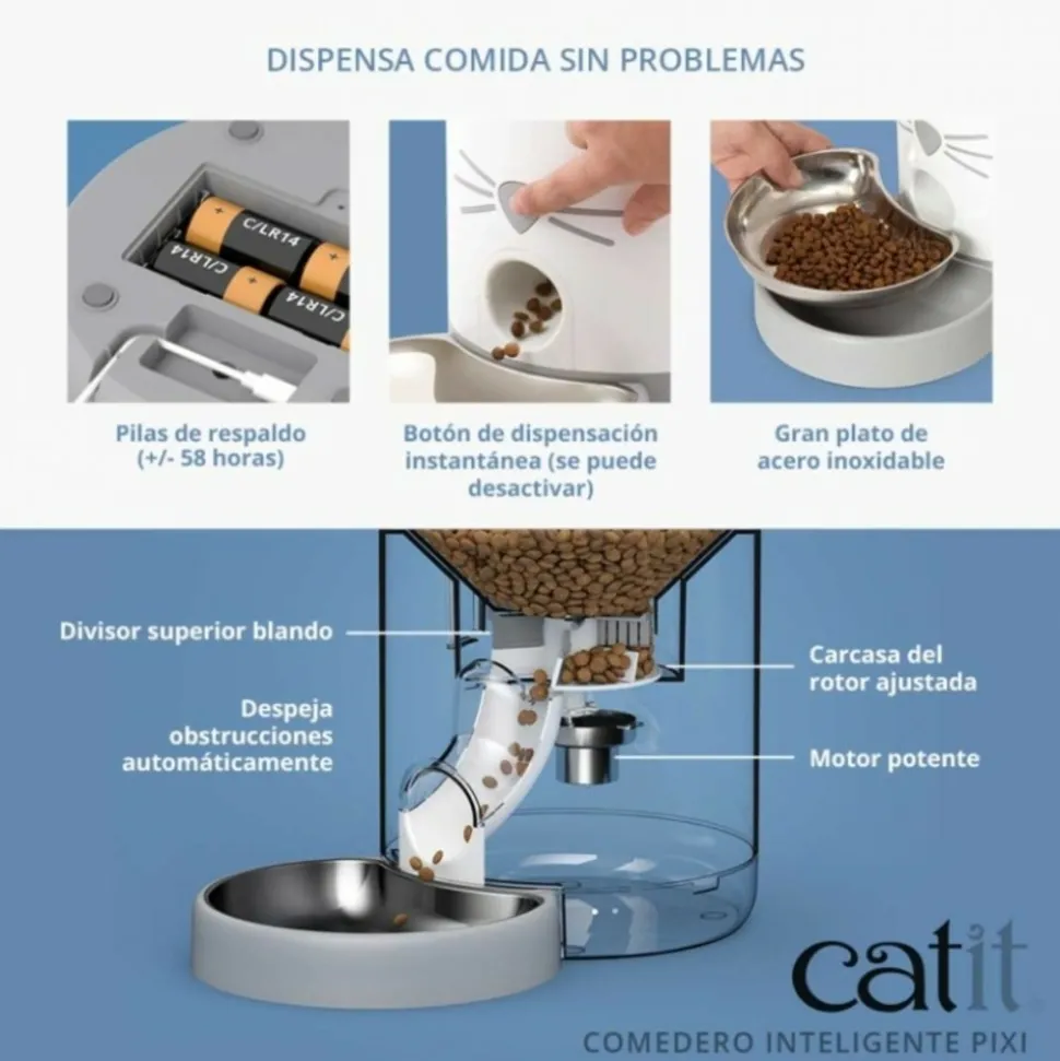 CATIT - Catit pixi - smart feeder automatique pour chats, contrôlé par une application
