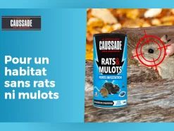 CAUSSADE - Carmupt600 - anti rats et mulots - efficacité maximale - forte appétence - prêt a l'emploi