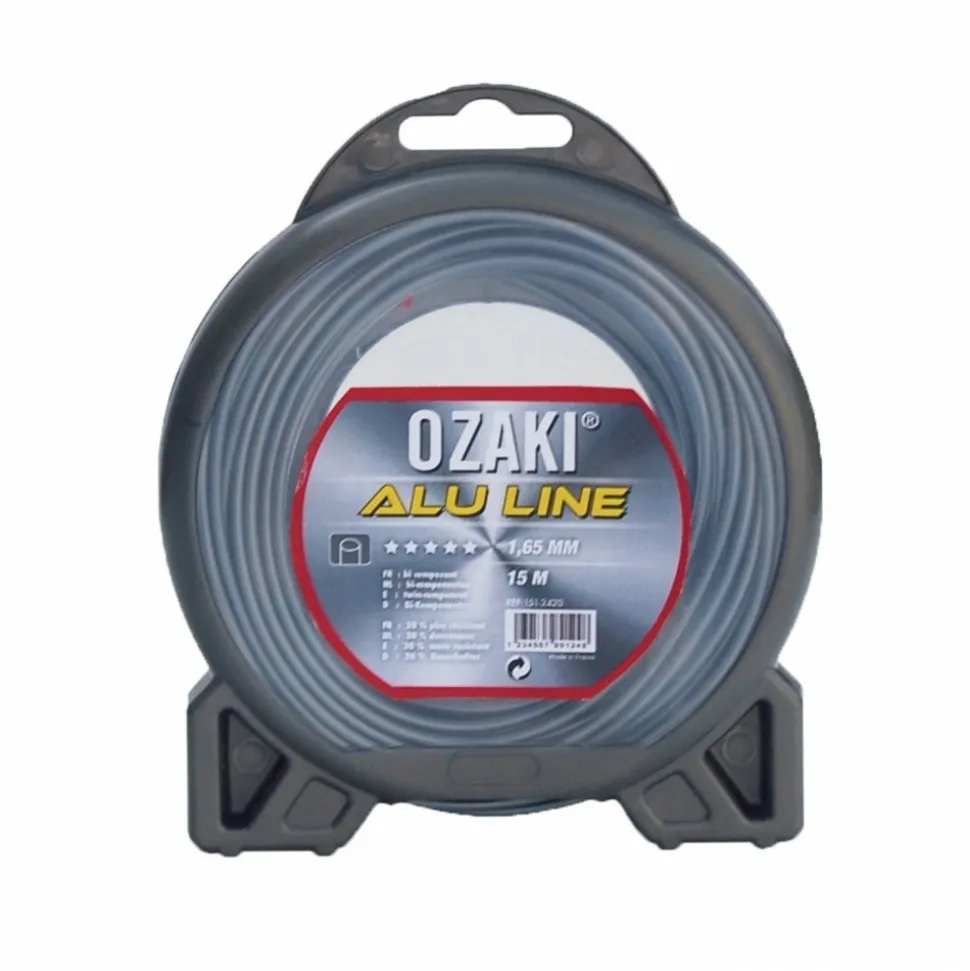 CENTRALE BRICO - Fil nylon rond 15m diam 2mm alu line