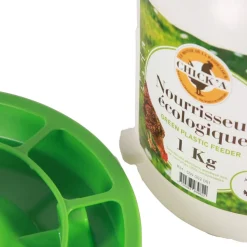 CHICK'A - Nourrisseur à trémie ligne verte 1 kg