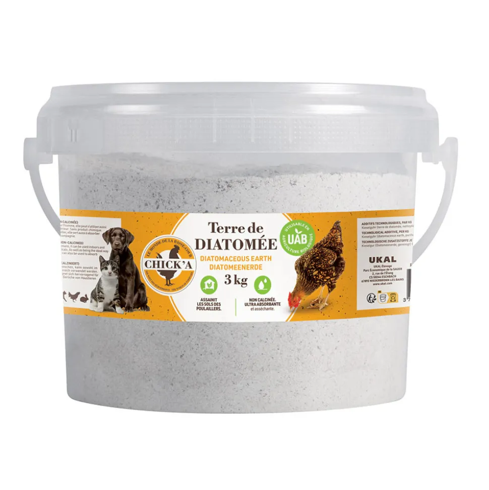 CHICK'A - Terre de diatomée (non calcinée) 3 kg