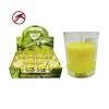 CITRONELLA - Bougie citronelle 50g avec contenant en verre ø6x5cm euro/uni.