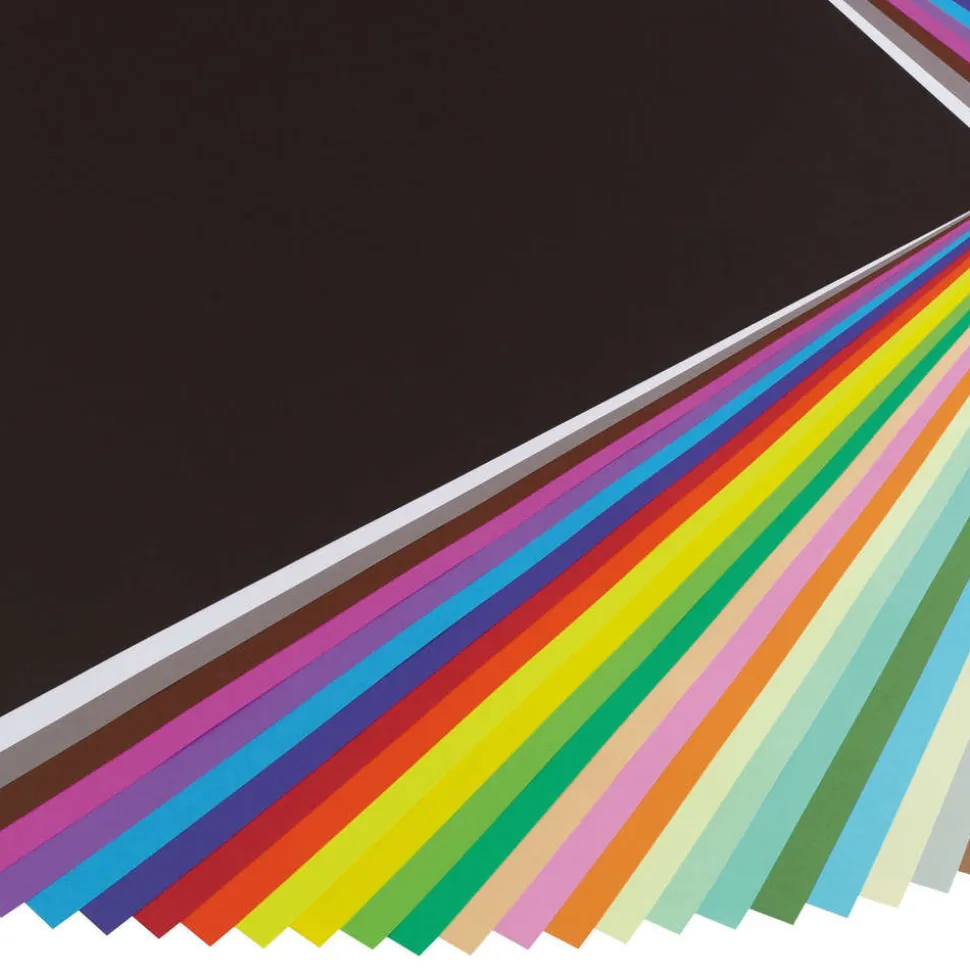 CLAIREFONTAINE - Feuille de couleur Maya (270g) 50x70 cm - Marron